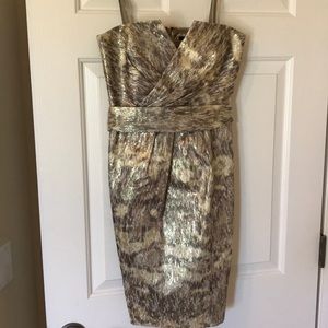 Gianni Bini Gold Dress